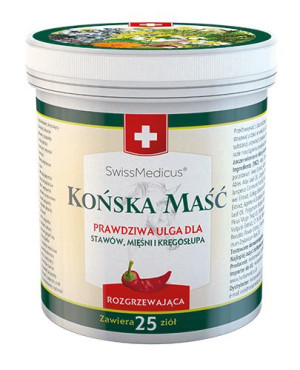 SwissMedicus Końska Maść rozgrzewająca, 250 ml