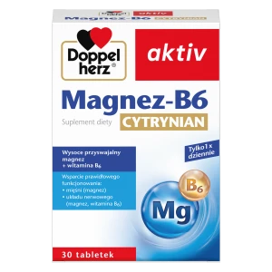 DOPPELHERZ AKTIV Magnez B6 Cytrynian - 30 tabl.