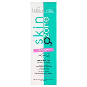 Bielenda Skin O3 Zone, Ozonowy krem SPF 50 ochronno-dotleniający, 40 ml