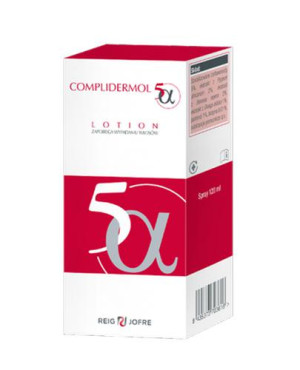 Complidermol 5 alfa lotion, 120 ml, cena, opinie, właściwości