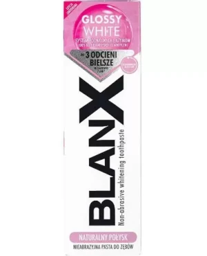 BlanX Glossy White nieabrazyjna pasta do zębów 75 ml
