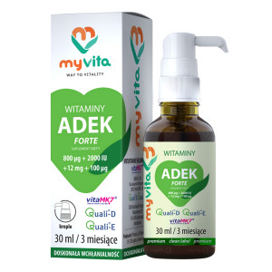 MyVita Krople Witaminy Adek Forte, 30 ml, cena, opinie, wskazania