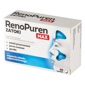 RenoPuren Zatoki MAX, tabletki, 60 sztuk