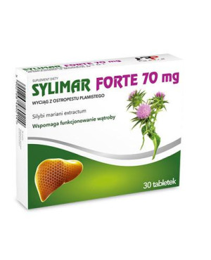 Sylimar forte, 70 mg, tabletki, 30 sztuk