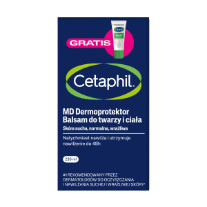 Cetaphil MD Dermoprotektor Balsam do twarzy i ciała, 236 ml + mini produkt