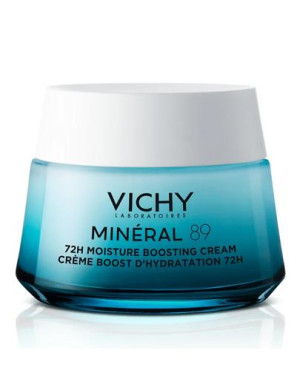 Vichy Mineral 89, krem nawilżająco-odbudowujący 72h lekki, 50 ml