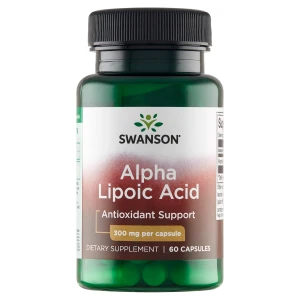 Swanson ALA kwas alfa liponowy 300 mg, 60 kapsułek