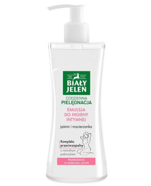 BIAŁY JELEŃ Emulsja do higieny intymnej jaśmin i macierzanka - 265 ml