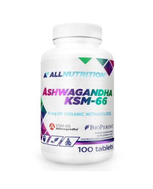 ALLNUTRITION Ashwagandha KSM-66, 100 tabletek
