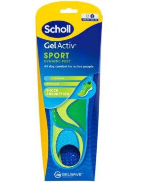 Scholl GelActiv Sport Wkładki do butów męskie L, 1 para
