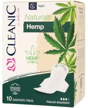 Cleanic Naturals Hemp Night podpaski higieniczne 10 sztuk