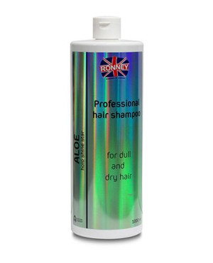 Ronney HoLo Shine Star Aloe Shampoo Szampon nawilżający do włosów matowych i suchych, 1000 ml