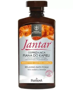 Farmona Jantar odprężająca piana do kąpieli z esencją bursztynową i ekstraktem z pomarańczy 330 ml