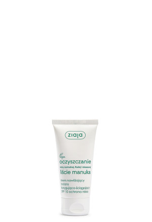 ZIAJA OCZYSZCZANIE Liście manuka krem nawilżający balans korygująco-ściągający, 50 ml