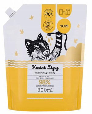 Yope Kwiat Lipy Naturalny żel pod prysznic, 800 ml
