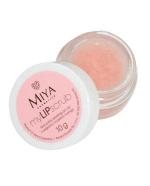 Miya myLipscrub Naturalny Peeling do ust z olejkami i masłem mango, 10 g