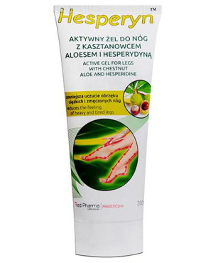 Hesperyn Żel Max z kasztanowcem i olejem konopnym (stawy i mięśnie), 200 ml, cena, opinie, właściwości