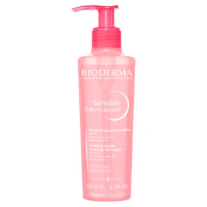 Bioderma Sensibio Gel Moussant, żel do mycia twarzy, skóra wrażliwa, 200 ml