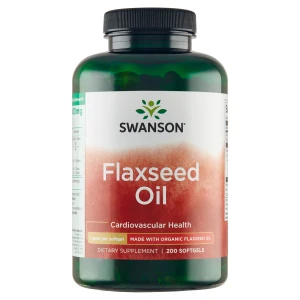 SWANSON Flaxseed Oil Omega 3-6-9 1000 mg, kapsułki, 200 sztuk