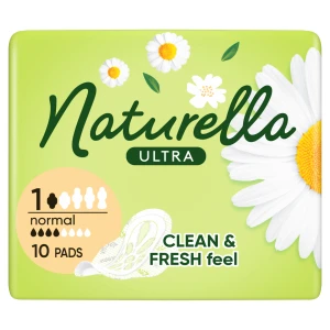 Naturella Ultra Normal Podpaski ze skrzydełkami, 10 sztuk