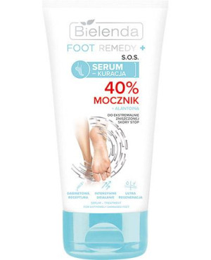 BIELENDA FOOT REMEDY S.O.S. Serum - Kuracja do ekstremalnie zniszczonej skóry stóp 40% mocznik, 50 ml