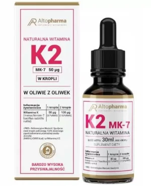 Altopharma Witamina K2 MK-7 Forte 50 µg w kroplach 30 ml