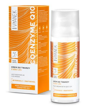 Vianek Hero Coenzyme Q10, Krem do twarzy z Q10 1,5%, 50 ml