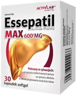 ActivLab Essepatil Extra Max 600 mg 30 kapsułek softgel
