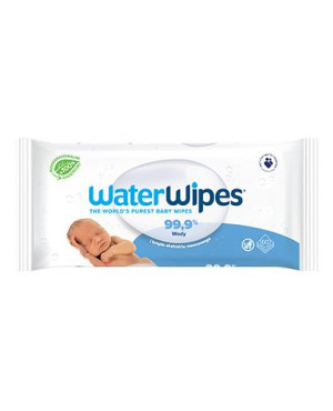 WaterWipes, Chusteczki nawilżane dla noworodków i niemowląt, 60 sztuk