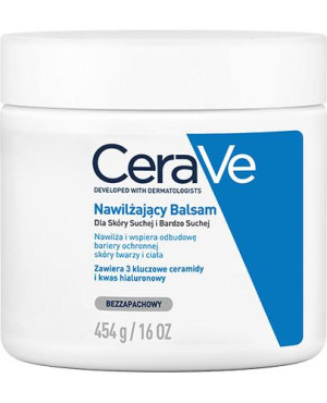 CeraVe, nawilżający balsam z ceramidami do skóry suchej i bardzo suchej, 454 g