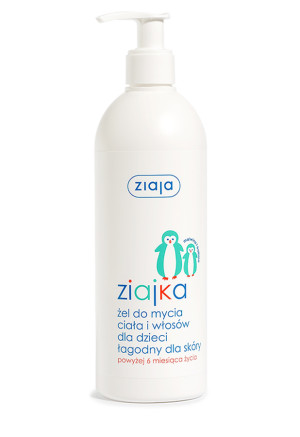 ZIAJKA, żel do ciała i włosów dla dzieci hypoalergiczny, 400 ml