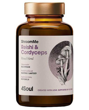 Health Labs Care, ShroomMe Reishi&Cordyceps, proszek, 45 g