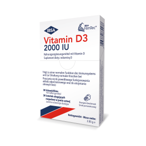 IBSA Vitamin D3 2000 IU, 30 lamelek