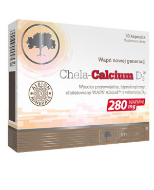 OLIMP CHELA CALCIUM D3 Wapń, 30 kapsułek