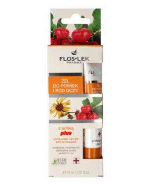 FLOS-LEK Żel do powiek i pod oczy z arniką plus - 15 ml