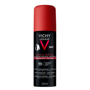 Vichy Homme Antyperspirant 96H Clinical Control, aerozol, 125 ml