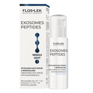 Flos-Lek Exosomes Peptides, wygładzające serum do twarzy z mikroigłami, 30 ml