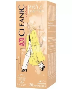 Cleanic Pure Cotton wkładki higieniczne 20 sztuk