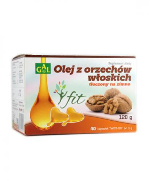 GAL Olej z orzechów włoskich - 40 kaps. twist-off