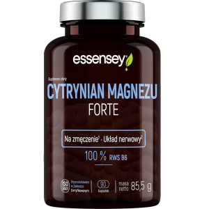 Essensey Cytrynian Magnezu Forte, kapsułki, 90 sztuk