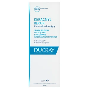 Ducray Keracnyl Repair, krem odbudowujący, skóra trądzikowa, 50 ml