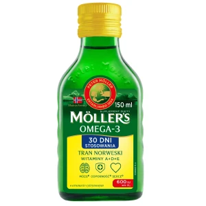 Moller's Tran Norweski Cytrynowy, olej, 150 ml
