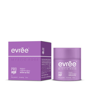 Evree Mystic Rose Pro age Kojąco-regenerujący krem na noc, 50 ml