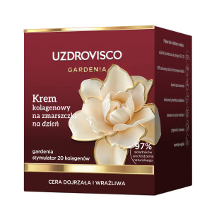 Uzdrovisco Gardenia Krem kolagenowy na zmarszczki na dzień, 50 ml