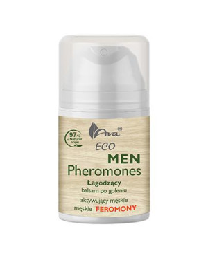 Ava Laboratorium Eco Men Pheromones, Balsam łagodzący po goleniu aktywujący męskie feromony, 50 ml