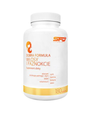 SFD Dobra Formuła Włosy i paznokcie, 180 tabletek