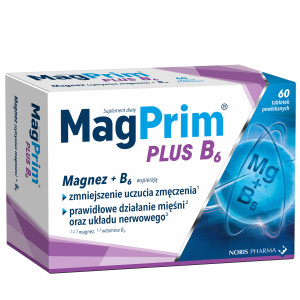 MagPrim Plus B6 - 60 tabl. - Zmęczenie i stres - cena, opinie, wskazania