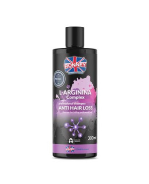 Ronney Professional Shampoo L-Arginina Complex Anti Hair Loss Therapy Szampon przeciw wypadaniu włosów, 300 ml