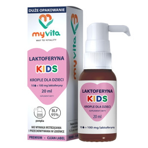 MyVita, Laktoferyna Kids Krople Xl, krople, 20 ml