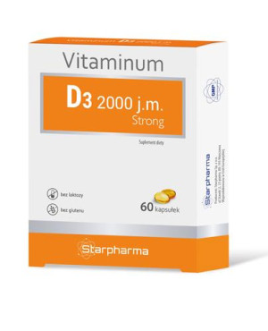 VITAMINUM D3 2000 j.m. STRONG - 60 kapsułek